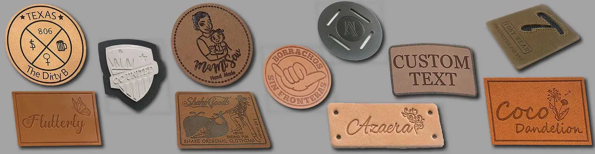 Custom Leather Patches For Clothing